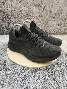ASICS Gel Nimbus 24 Triple Black Running Shoes Women’s Size 9
